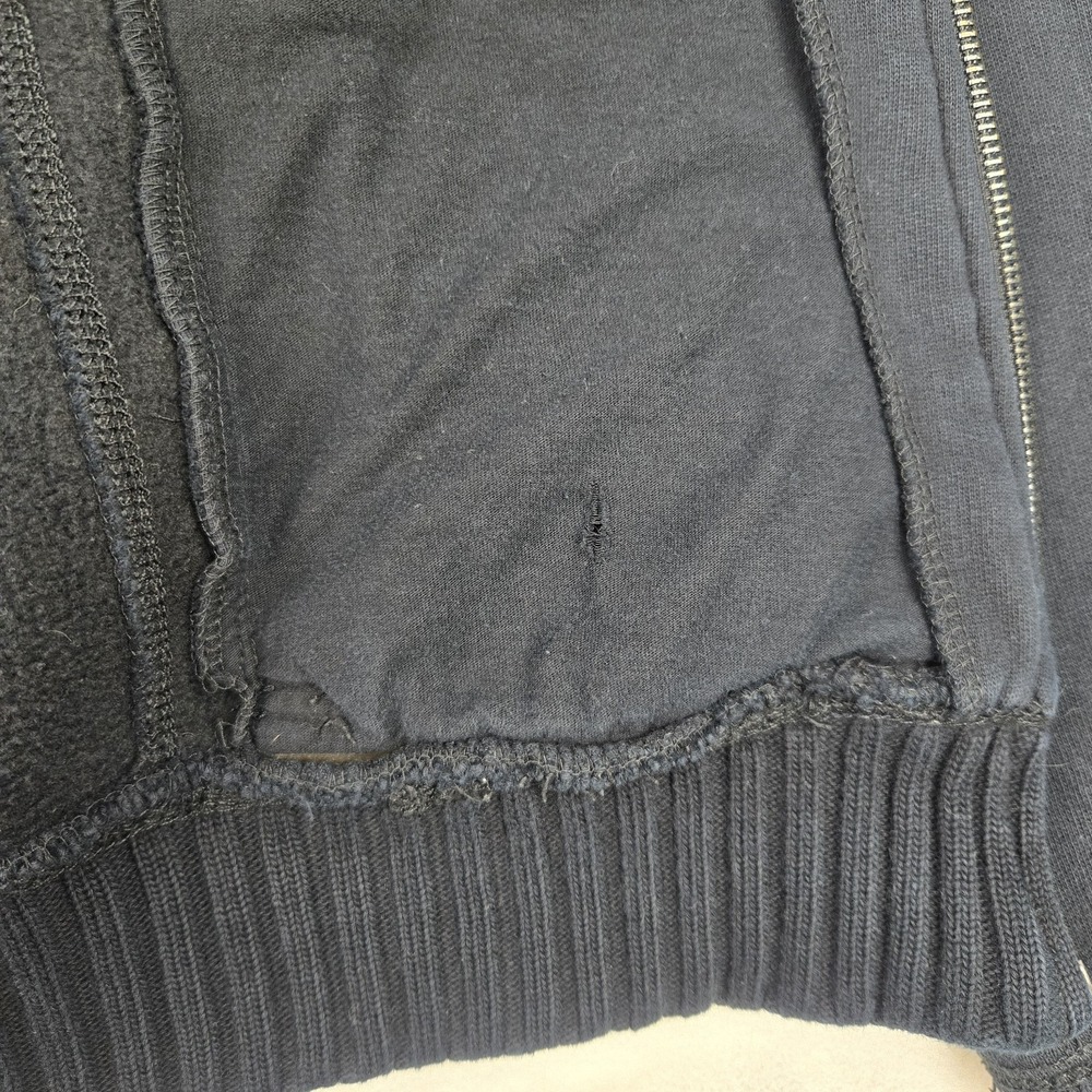 Calvin‎ Klein Knit Jacket Mens Medium Black Pockets - Picture 9 of 10